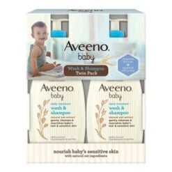 Aveeno Baby Wash & Shampoo Twin Pack( 532ml X 2pcs) Fixed Size