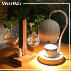 Wiseway Aroma Candle Warmer Table Bedside Lamp Fixed Size