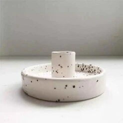 Diseno Living Palo Santo Ceramic Holder Stand - White Fixed Size