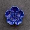 Diseno Living Incense Ceramic Holder Sakura Shape - Dark Blue Fixed Size -Skin Care Store 133330651435776
