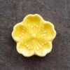 Diseno Living Incense Ceramic Holder Sakura Shape - Yellow Fixed Size -Skin Care Store 133330651635776