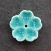 Diseno Living Incense Ceramic Holder Sakura Shape - Teal Fixed Size -Skin Care Store 133330652035776