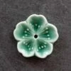 Diseno Living Incense Ceramic Holder Sakura Shape - Green Fixed Size
