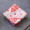 Diseno Living Incense Ceramic Holder Japanese Style Square - Sakura Red Fixed Size -Skin Care Store 133330652635776