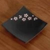 Diseno Living Palo Santo / Sage Ceramic Burning Square Holder- Sakura Black Fixed Size -Skin Care Store 133330653635776