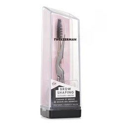 Tweezerman Stainless Steel Brow Shaping Scissors & Brush (Studio Collection) 2pcs 2pcs 4 Tweezerman Stainless Steel Brow Shaping Scissors & Brush (Studio Collection) 2pcs 2pcs - Image 2