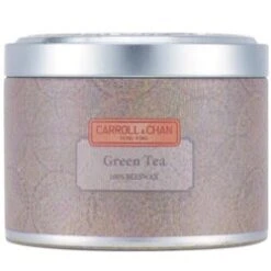 Carroll & Chan 100% Beeswax Tin Candle - Green Tea (8x6) Cm