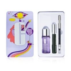 Clinique Jet Set Liftoff Lashes: Quickliner 0.28g + Take The Day Off Remover 50ml +High Impact Mascara 7ml 3pcs 3pcs