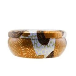 Voluspa 3 Wick Decorative Tin Candle - Spiced Pumpkin Latte 340g/12oz -Skin Care Store 26463275116 2